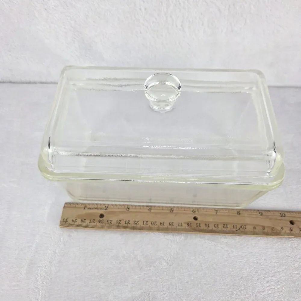 Vintage 1930’s Westinghouse Glass Refrigerator Storage Dish w/Lid 9